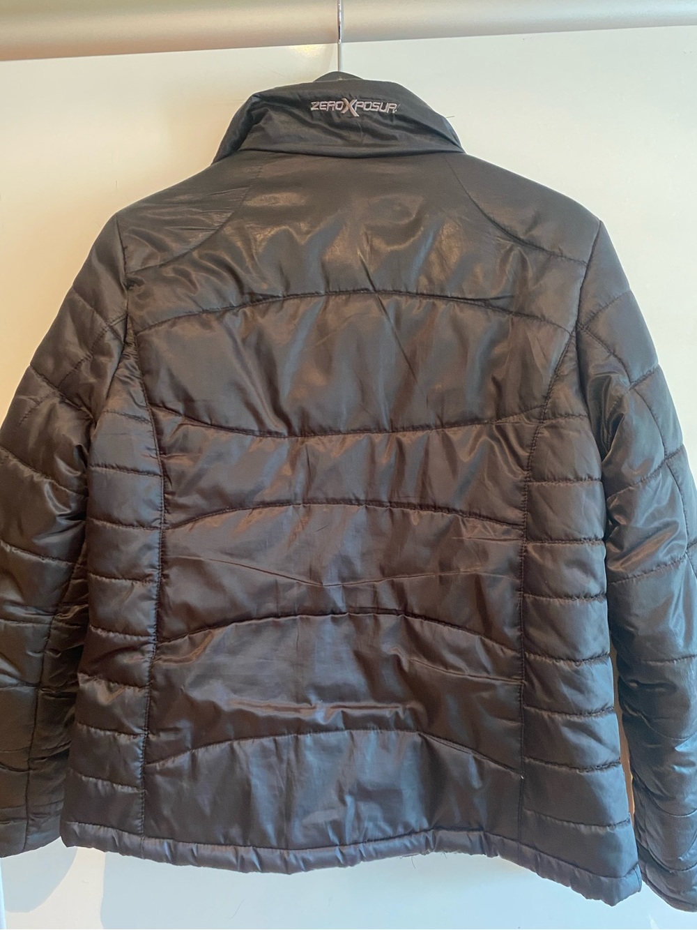 Black Quilted Puffer Jacket - Picture 3 of 4